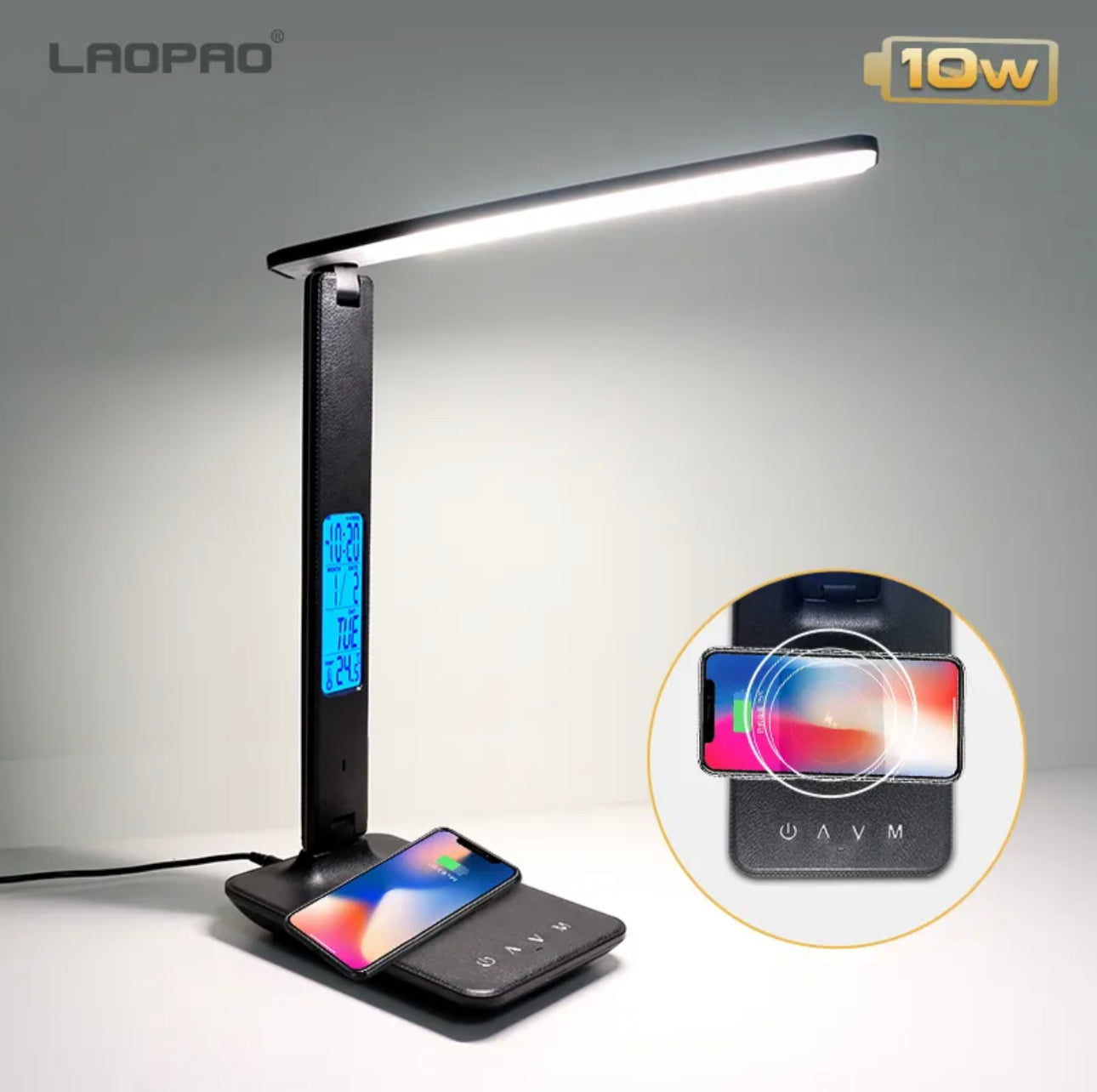 LAOPAO LED Desk Lamp & Wireless Charging