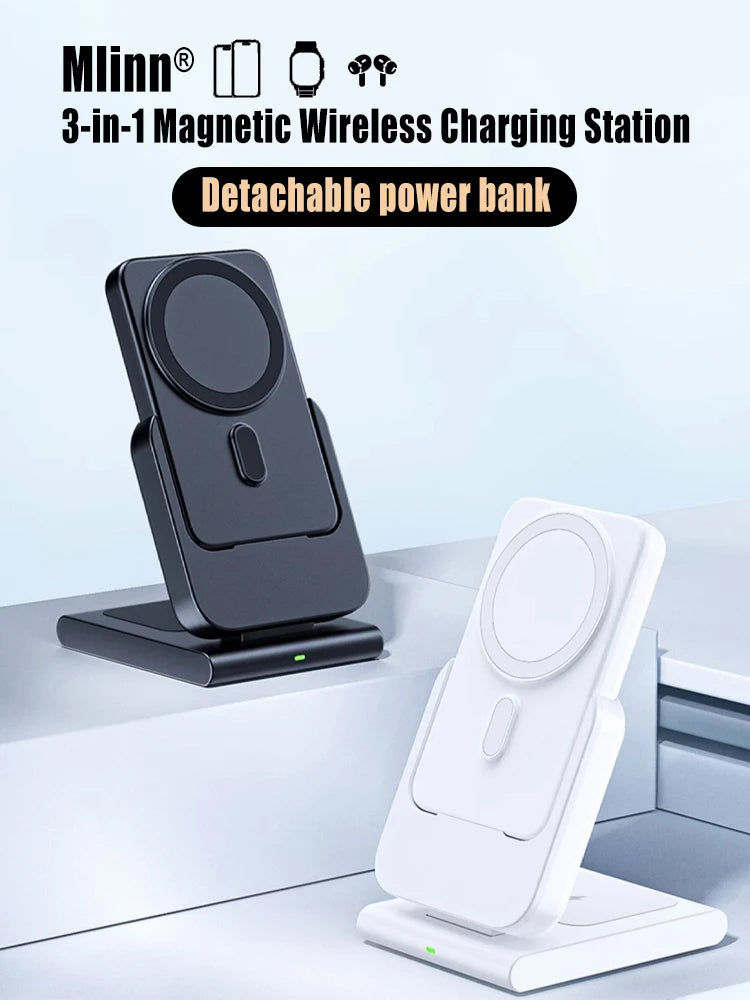 MacSafe 3 in 1 Magnetic Wireless Power Bank