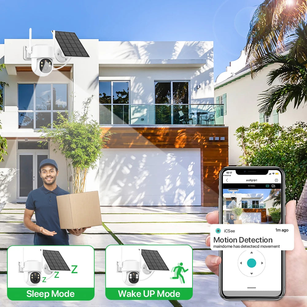 Smart Wireless Solar Security Camera