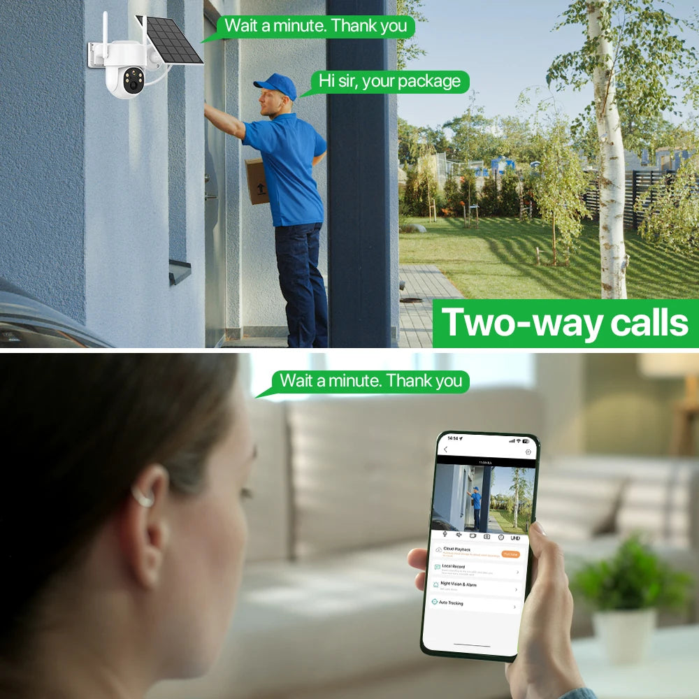 Smart Wireless Solar Security Camera