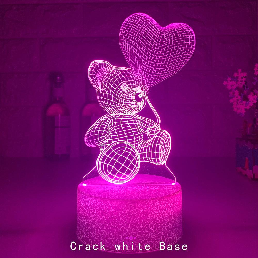 Love Bear 3D LED Night Light