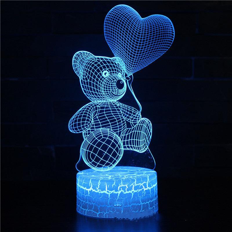 Love Bear 3D LED Night Light