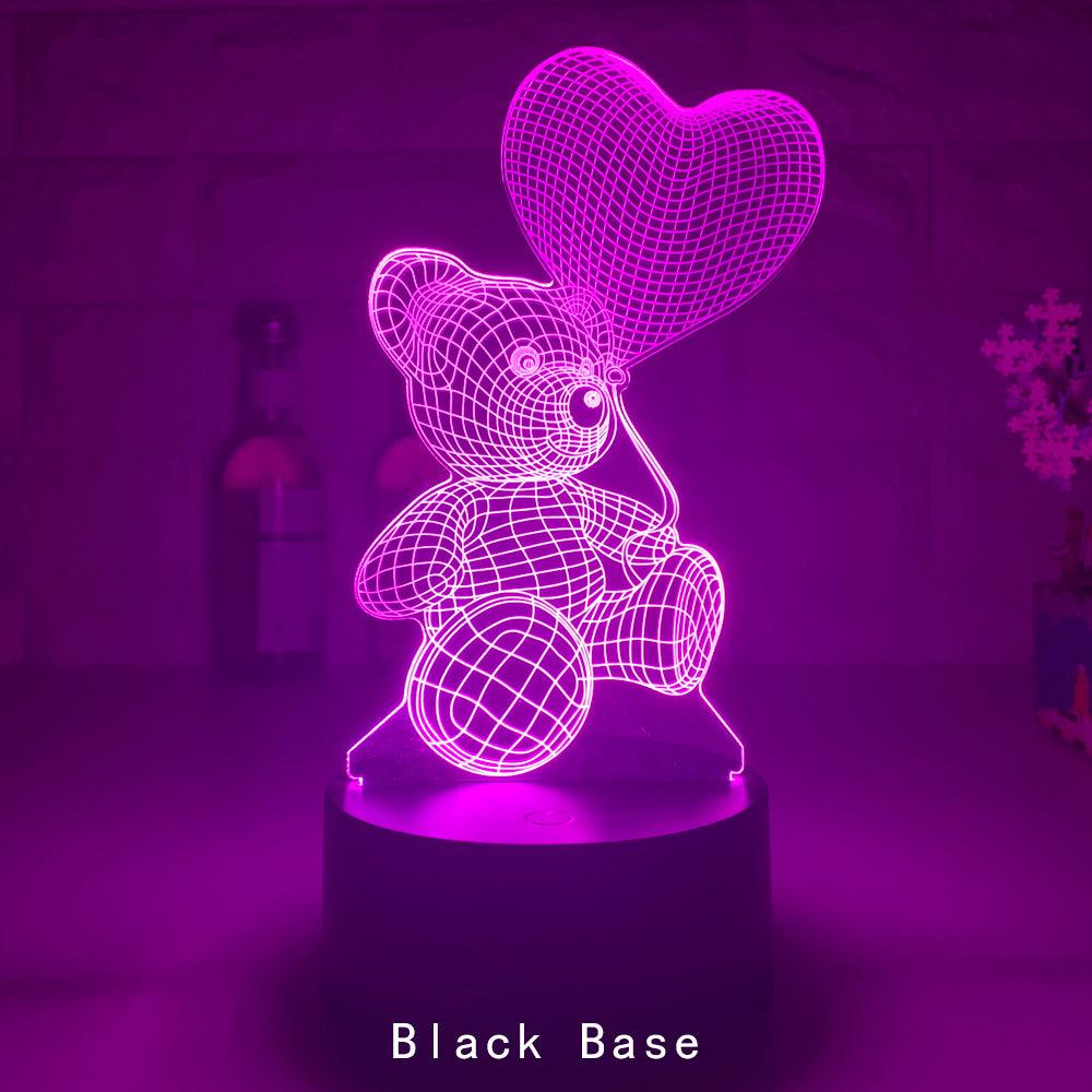 Love Bear 3D LED Night Light