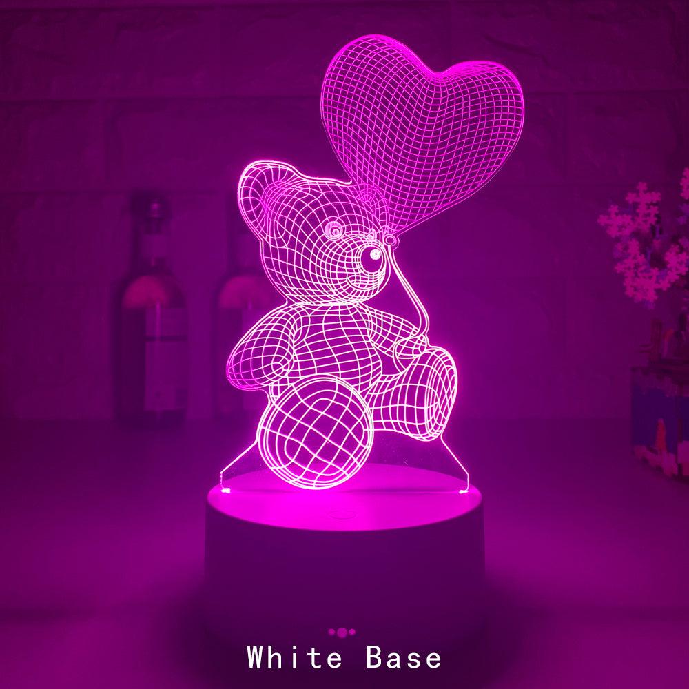 Love Bear 3D LED Night Light