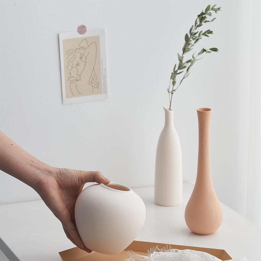 Shades of Neutral Ceramic Vases