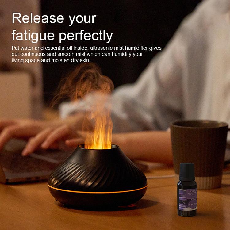 RGB Flame Aroma Diffuser and Humidifier