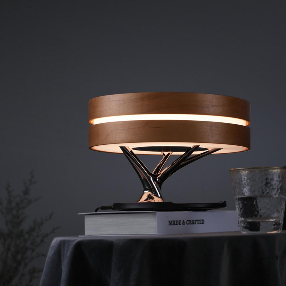 Wireless Charging Bluetooth Speaker Bed Lamp
